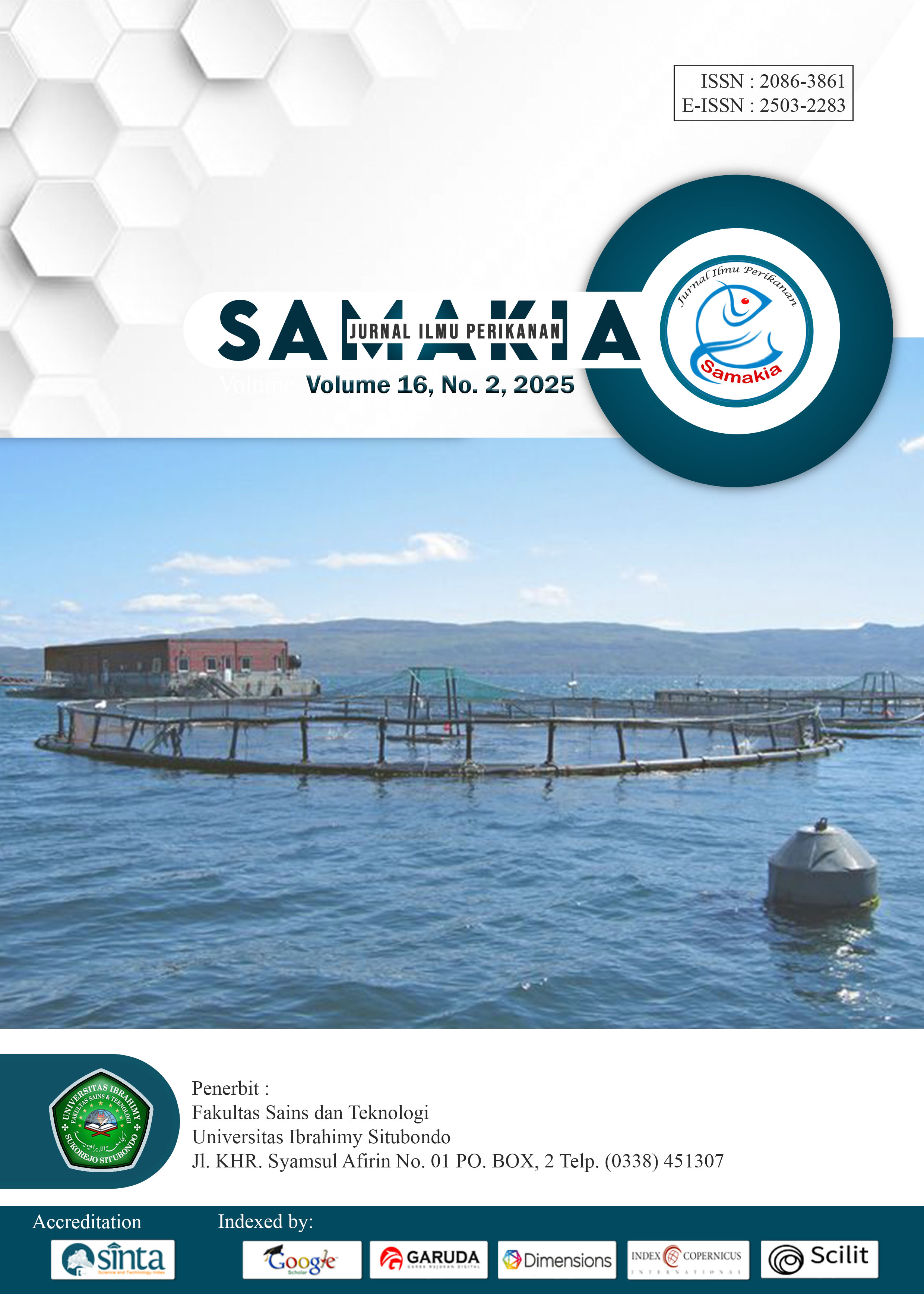 					View Vol. 16 No. 2 (2025): Samakia : Jurnal Ilmu Perikanan
				