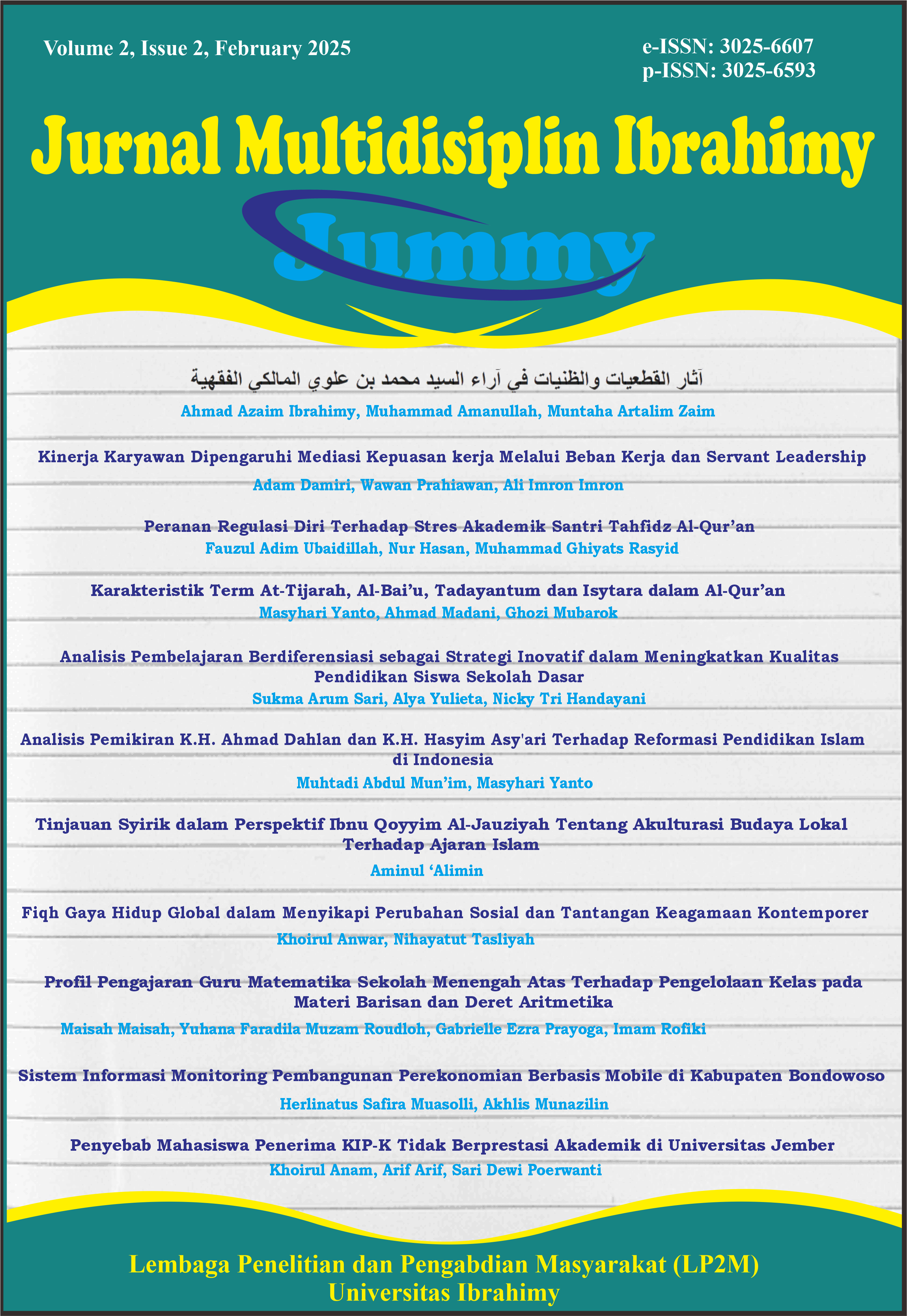 Jurnal Multidisiplin Ibrahimy