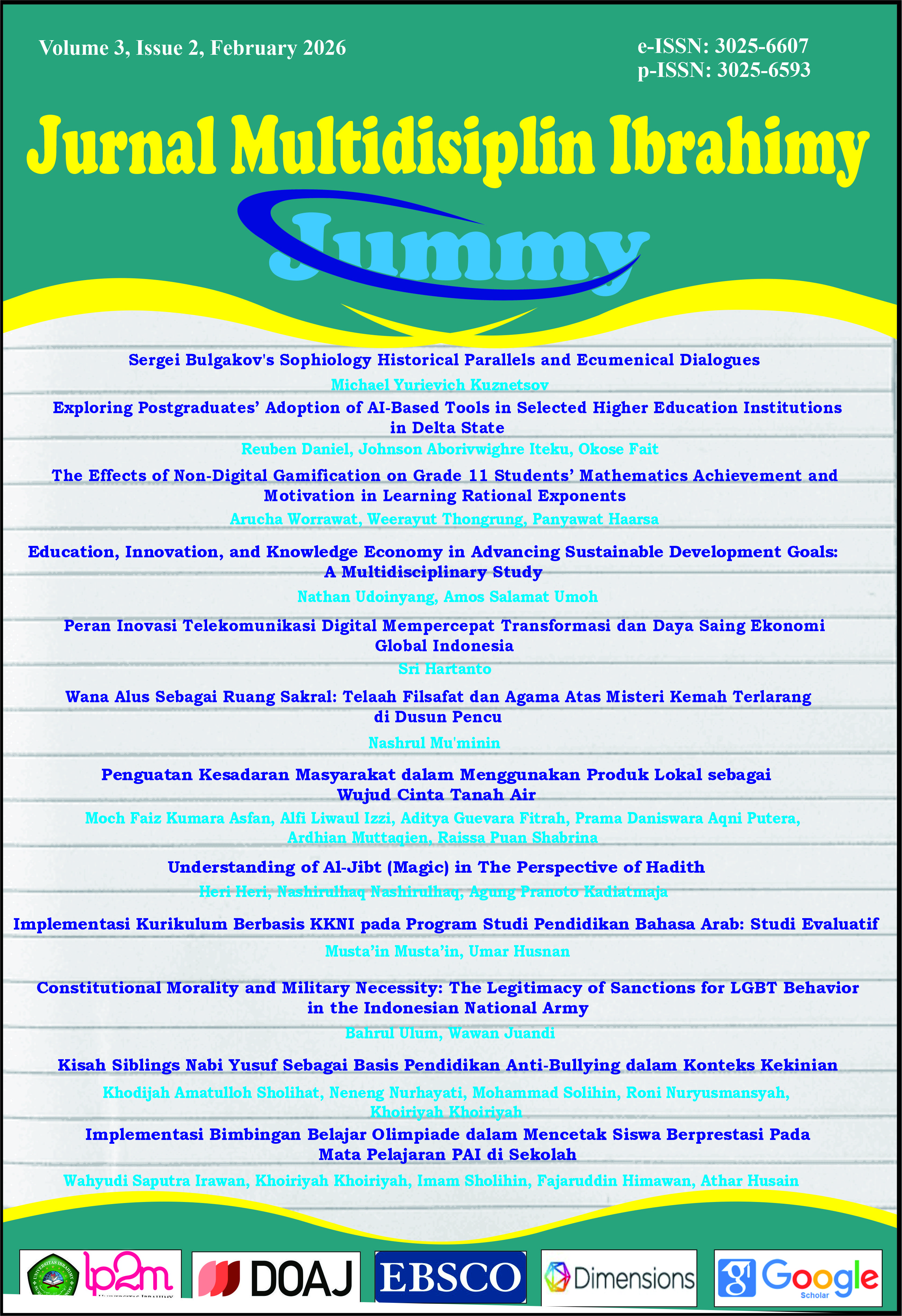 Jurnal Multidisiplin Ibrahimy