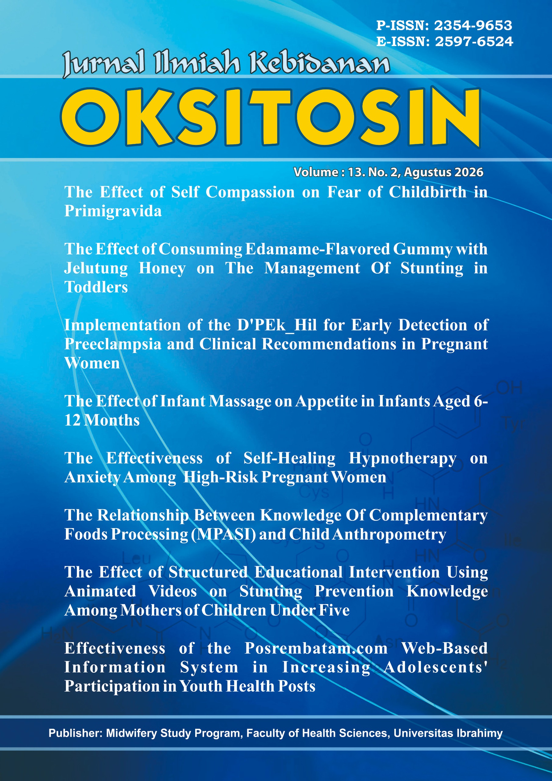 					View Vol. 13 No. 02 (2026): OKSITOSIN : Jurnal Ilmiah Kebidanan
				